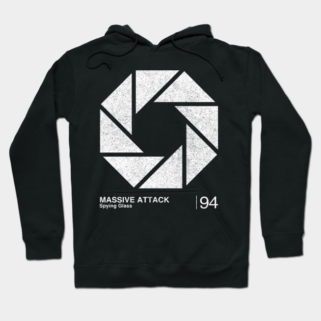 Massive Attack / Minimalist Graphic Artwork Design Hoodie by saudade